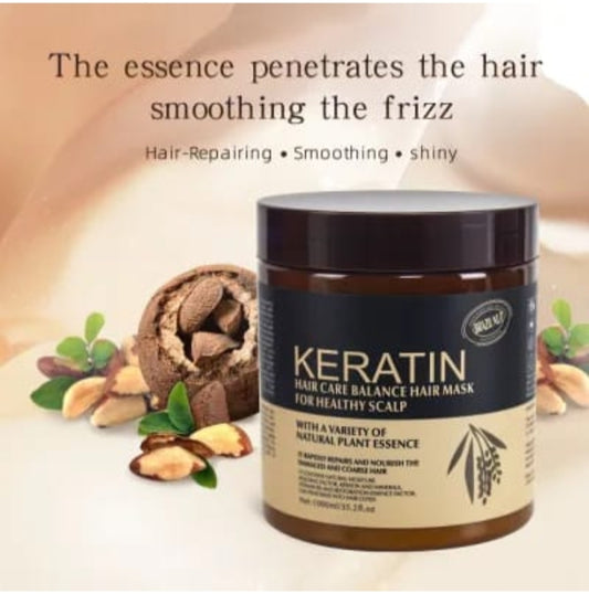 Brazil Nut Keratin Hair Care Balance Keratin Hair Mask & Keratin Hair Treatment for Healthy Scalp 500 ml (Original)Untitled 20Apr_01:25